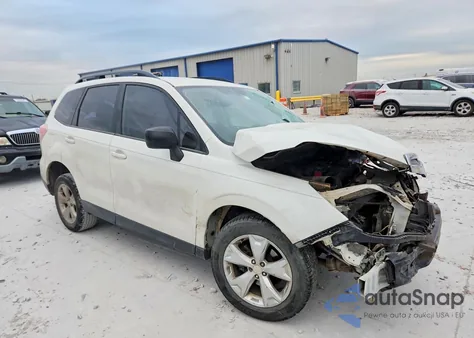 2016 Subaru Forester 2.5I z USA, uszkodzony, nr VIN JF2SJABCXGH530458